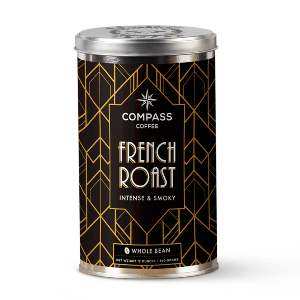 French Roast Tin Coffee From  Compass Coffee On Cafendo
