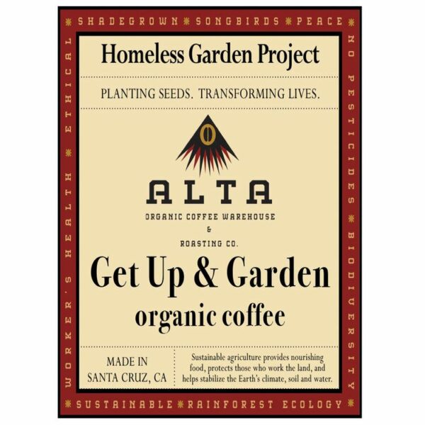 GET UP & GARDEN BLEND Coffee From  Alta Organic Coffee On Cafendo