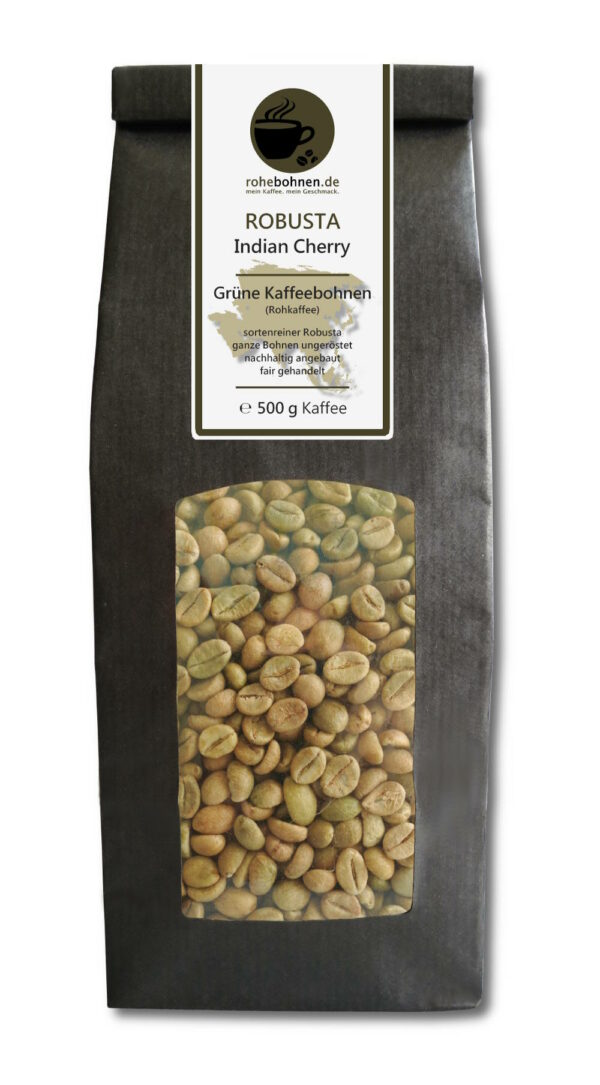 Green coffee Robusta Indian Cherry Coffee From  Rohebohnen On Cafendo