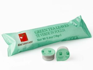 GREEN TEA CAPSULES IN LEAF Coffee From  Hausbrandt Kaffee On Cafendo