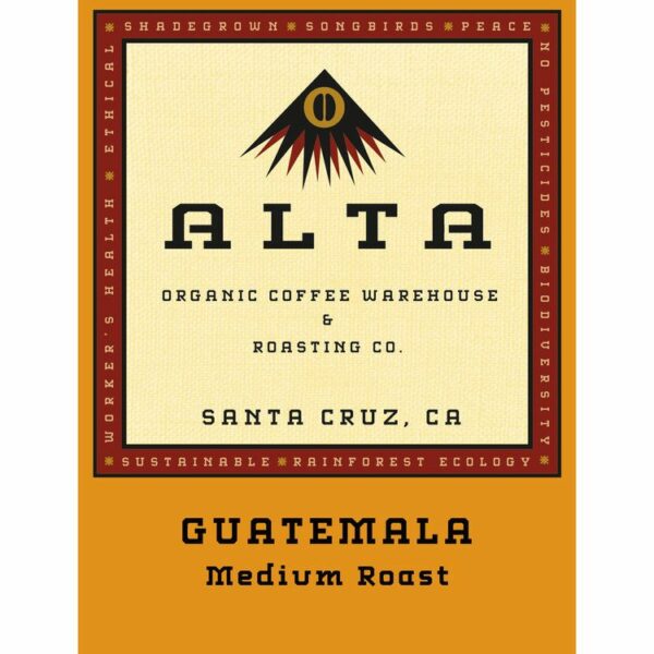 GUATEMALA [CENTRAL AMERICA] Coffee From  Alta Organic Coffee On Cafendo