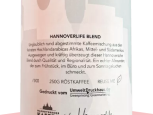 HANNOVERLIFE BLEND Coffee From  Hannoversche Kaffeemanufaktur On Cafendo