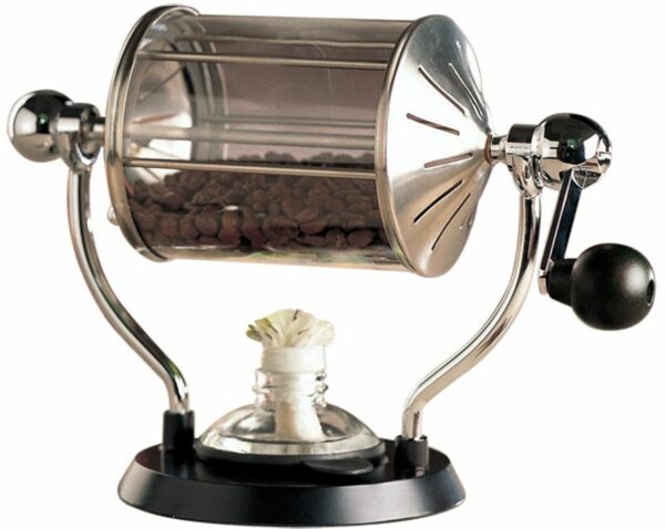 Hario - Retro coffee roaster - hand-operated for 50g beans Coffee From  Berliner Kaffeerösterei On Cafendo