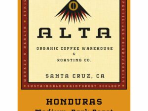 HONDURAS [CENTRAL AMERICA] Coffee From  Alta Organic Coffee On Cafendo