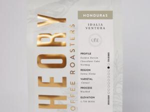 HONDURAS- IDALIA VENTURA (WASHED) Coffee From  Theory Collaborative On Cafendo
