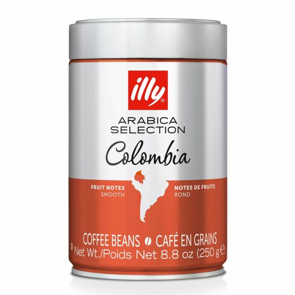 Illy Coffee Whole Bean Arabica Colombia - 8.8oz Coffee From  illycaffe On Cafendo
