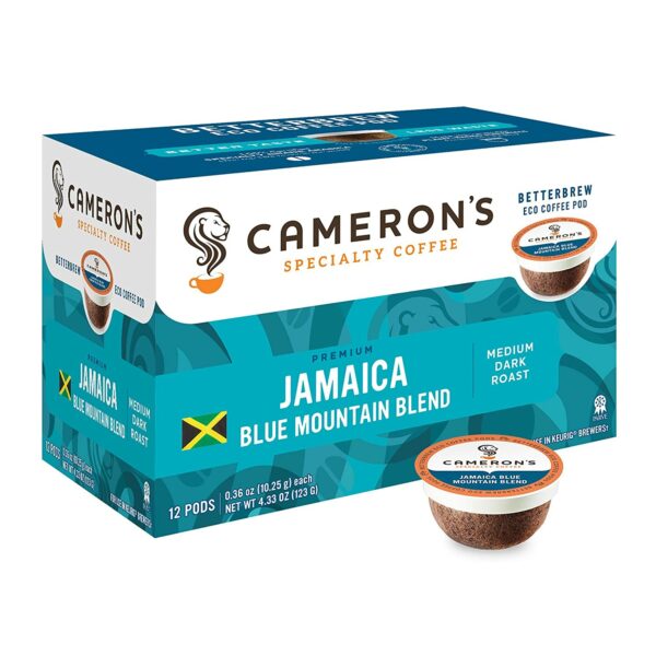 Jamaica Blue Mountain Pods Coffee From  Cameron's Coffee On Cafendo
