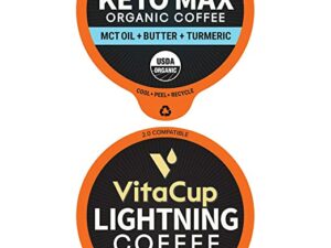 Keto Max & Lightning Coffee Pods Coffee From  VitaCup On Cafendo