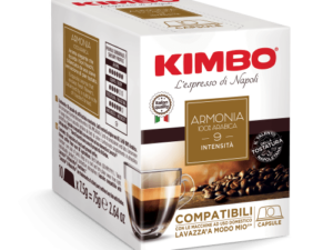 Kimbo Armonia 100% Arabica - Lavazza A Modo Mio compatible capsules®* Coffee From  Kimbo Caffè On Cafendo