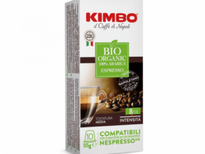 Kimbo Bio Organic 100% Arabica Espresso - Nespresso compatible capsules 10caps Coffee From  Kimbo Caffè On Cafendo