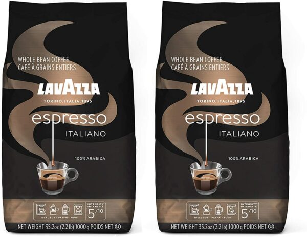 Lavazza Caffe Espresso Italiano Whole Bean Coffee Blend