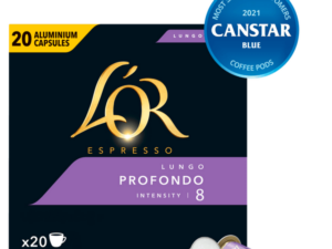 L'OR ESPRESSO - LUNGO PROFONDO - 20 PACK Coffee From  L'OR Coffee On Cafendo
