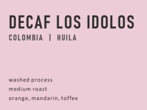 los idolos decaf Coffee From  Gracest coffee On Cafendo