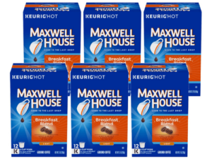 Maxwell House Breakfast Blend Light Roast K-Cup® Coffee Pods (72 ct Pack