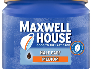 Maxwell House Half Caff Medium Roast Ground Coffee with 1/2 the Caffeine Coffee From Maxwell House Coffee On Cafendo