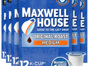Maxwell House Original Roast Medium Roast K-Cup Coffee Pods (72 ct Pack
