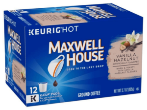 Maxwell House Vanilla Hazelnut K-Cup® Coffee Pods (72 ct Pack