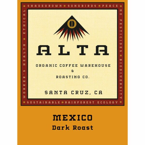 MEXICO [CENTRAL AMERICA] Coffee From  Alta Organic Coffee On Cafendo