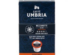 Mezzanotte Decaf Blend - Box of (24) Single Serve K-Cup Coffee From  Caffè Umbria On Cafendo