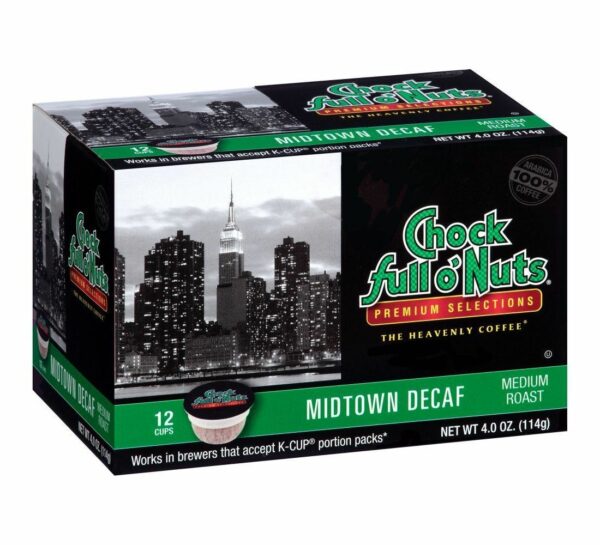 Midtown Decaf Single Serve Cups Coffee From  Chock Full O Nuts On Cafendo