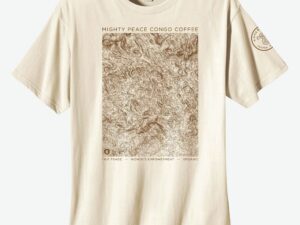MIGHTY PEACE CONGO COFFEE ORGANIC COTTON T-SHIRT Coffee From  Ampersand Coffee Roasters On Cafendo