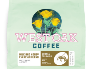 Milk and Honey Espresso Blend Coffee From  West Oak Coffee On Cafendo