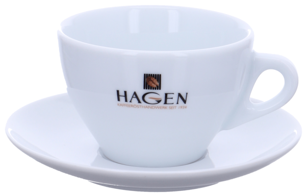 Milk coffee cup "Ancap" Hagen logo Coffee From  Hagen Kaffee On Cafendo