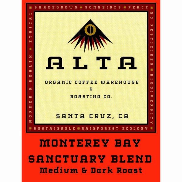 MONTEREY BAY SANCTUARY BLEND Coffee From  Alta Organic Coffee On Cafendo