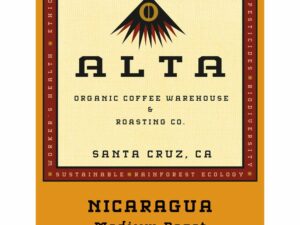 NICARAGUA [CENTRAL AMERICA Coffee From  Alta Organic Coffee On Cafendo