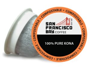 OneCUP 100% Pure Kona Coffee From  San Francisco Bay Coffee On Cafendo