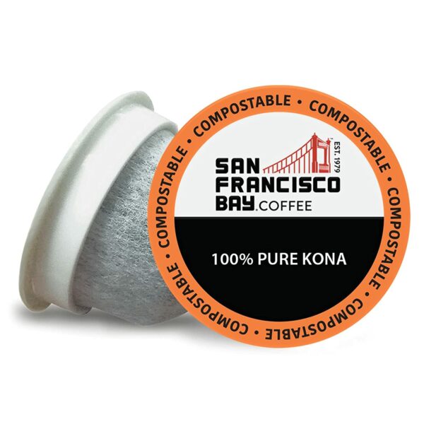OneCUP 100% Pure Kona Coffee From  San Francisco Bay Coffee On Cafendo