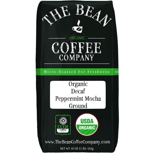 Organic Decaf Peppermint Mocha Coffee From  The Bean Coffee Company On Cafendo
