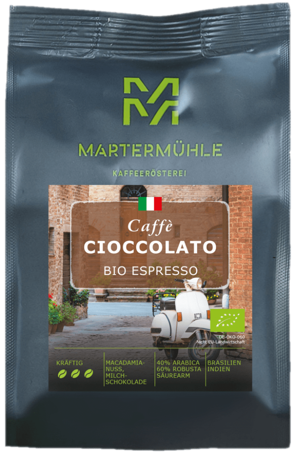 Organic Espresso Cioccolato Coffee From  Martermühle On Cafendo