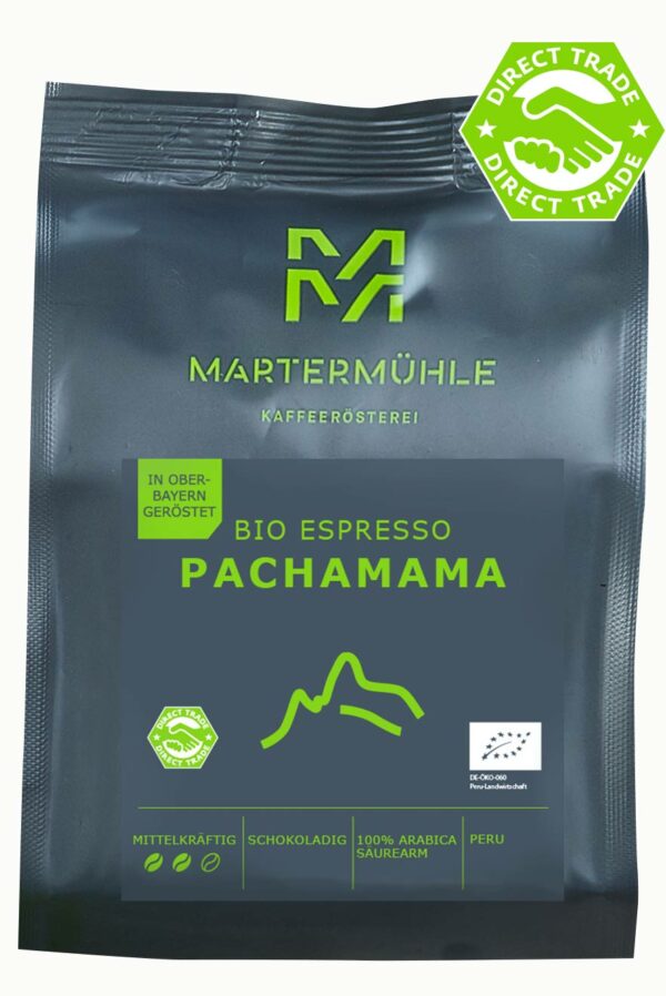 ORGANIC Espresso PachaMama Coffee From  Martermühle On Cafendo