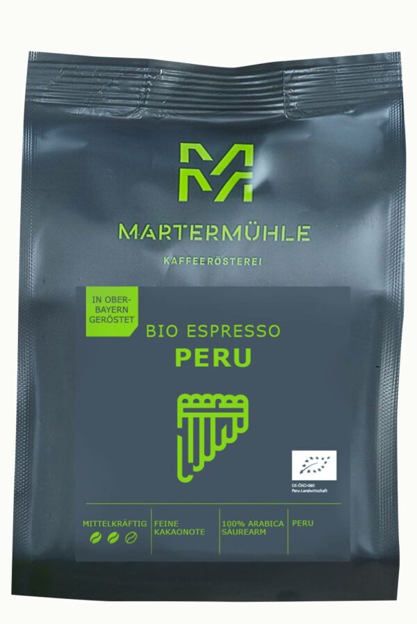 ORGANIC Espresso Peru Coffee From  Martermühle On Cafendo