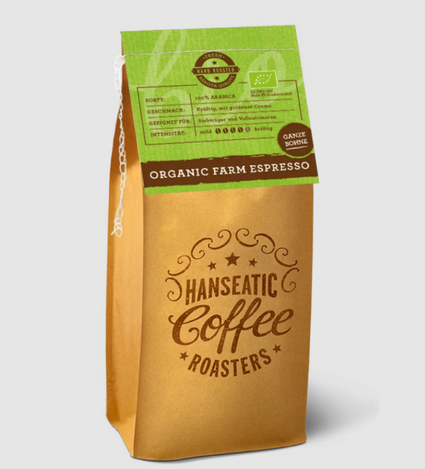Organic Farm Espresso Coffee From  Hanseatic Coffee Roasters On Cafendo