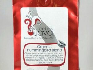 ORGANIC HUMMINGBIRD BLEND Coffee From  Jackie's Java On Cafendo