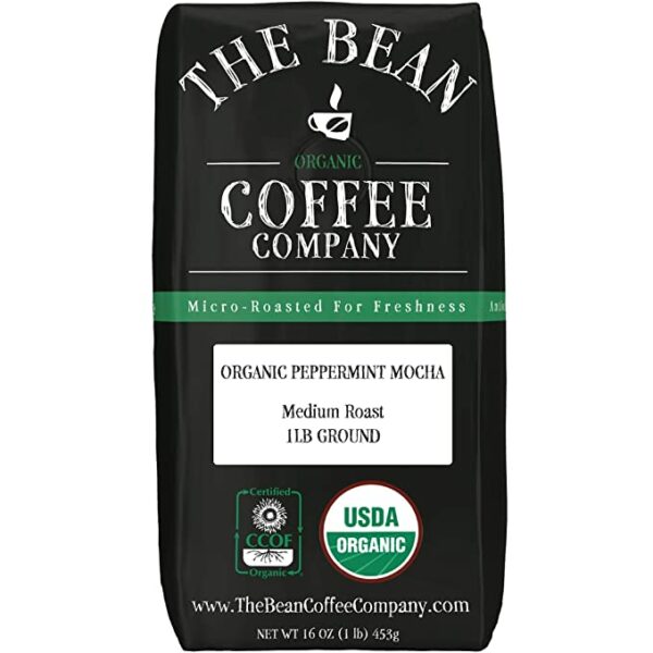 Organic Peppermint Mocha Coffee From  The Bean Coffee Company On Cafendo