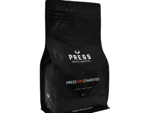 PRESS ON CHARITIES BLEND Coffee From  Press Coffee On Cafendo