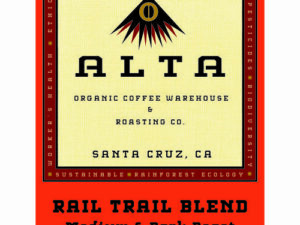 RAIL TRAIL BLEND Coffee From  Alta Organic Coffee On Cafendo
