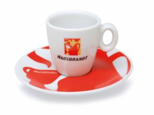 RED CLASSIC LINE CUPS Coffee From  Hausbrandt Kaffee On Cafendo