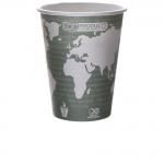 Renewable & Compostable World Art™ 12 oz. Hot Cup Coffee From  Barista Pro Shop On Cafendo