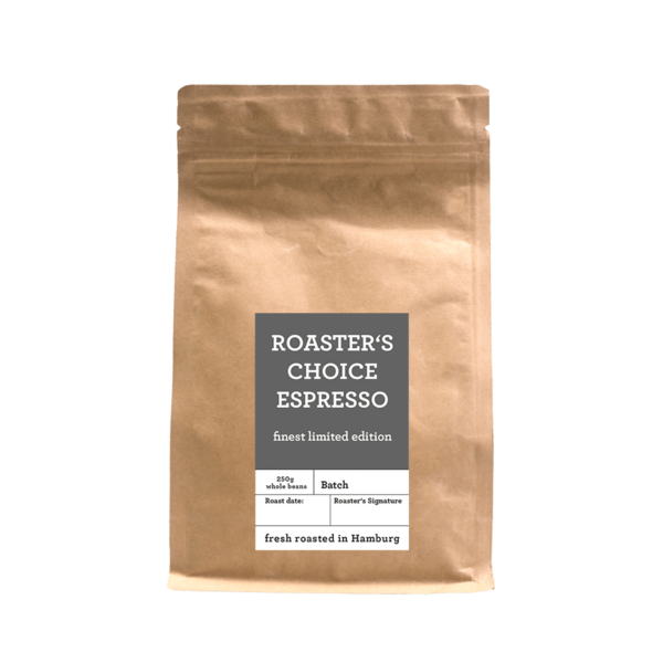 Roaster's Choice Espresso Coffee From  Hanseatic Coffee Roasters On Cafendo