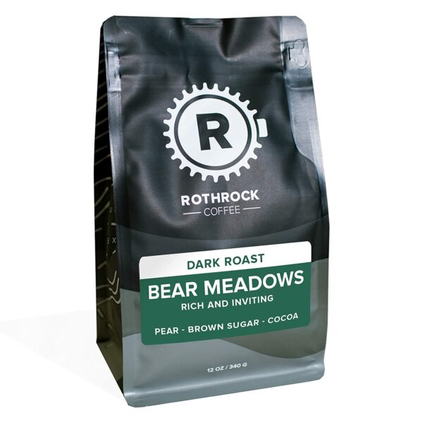 Rothrock Coffee Bear Meadows Dark Roast Whole Bean coffee Brazilian blend coffee 12oz Bag Coffee From  Rothrock Coffee On Cafendo