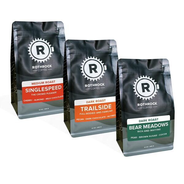 ROTHROCK COFFEE ROASTERS TRIPLE PACK - ALL THE FAVORITES IN ONE GREAT COMBO PACK Coffee From  Rothrock Coffee On Cafendo