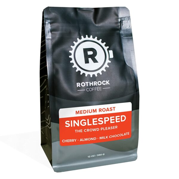 Rothrock Coffee - Singlespeed - Medium roast - Whole bean coffee - Blend coffee - 12oz Bag Coffee From  Rothrock Coffee On Cafendo