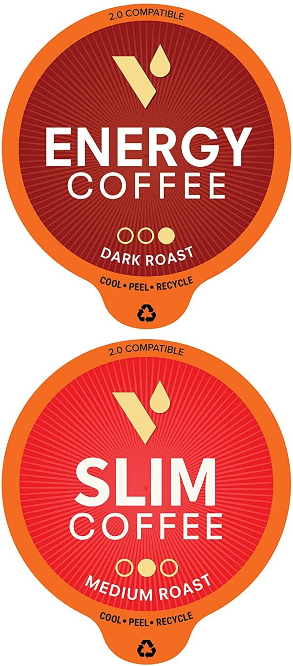 Slim & Energy Dark Coffee Pods Coffee From  VitaCup On Cafendo