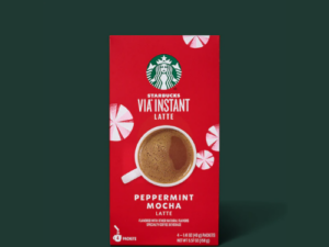 Starbucks VIA® Instant Peppermint Mocha Latte Coffee From Starbucks On Cafendo