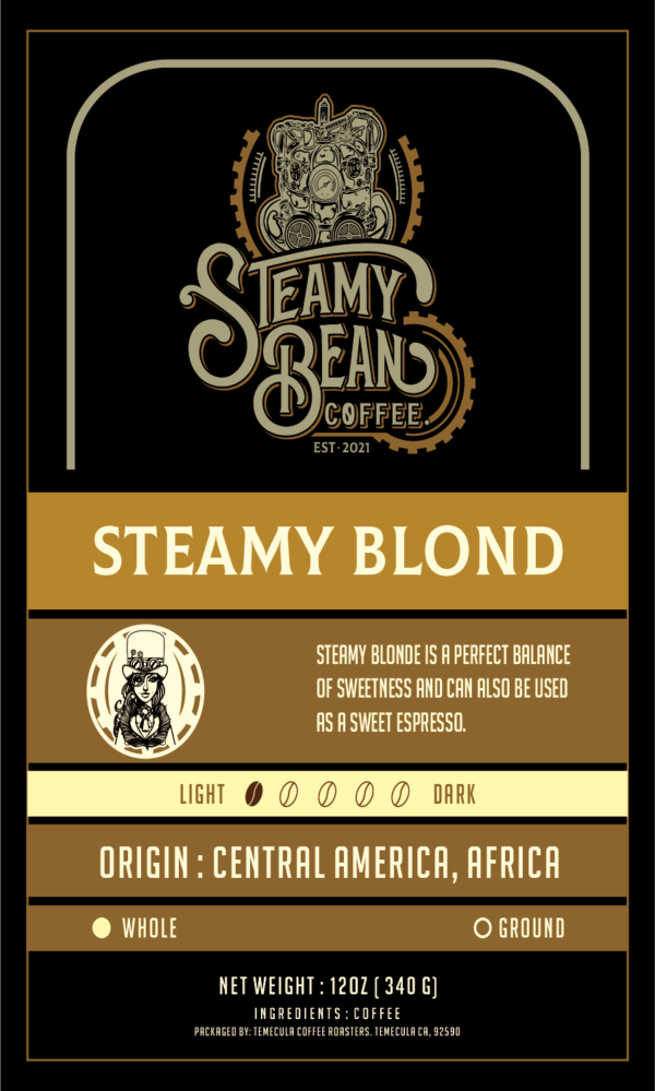 STEAMY BLOND LIGHT ROAST Coffee From  Steamy Bean Coffee LLC -Cafendo