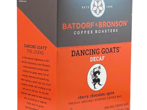 STEEPED DECAF DANCING GOATS® Coffee From Dancing Goats On Cafendo